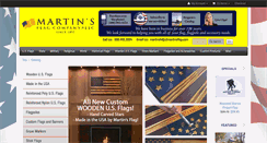 Desktop Screenshot of martinsflag.com